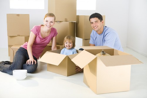 Removal team helping with a house move in Upper Walthamstow