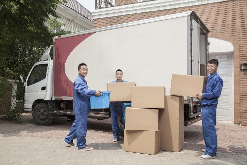 Van loading support for a residential move in East London