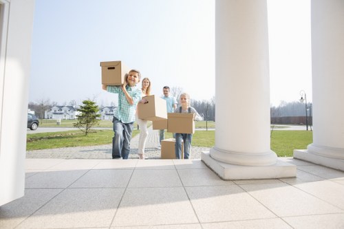 Removal team planning a house move in Upper Walthamstow