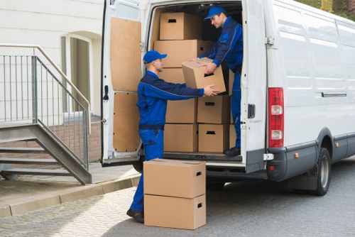 Commercial removals support for a local office or business