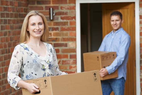 Loading furniture for a small house or flat move in Upper Walthamstow