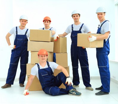 Man and van vehicle loading furniture for a local Upper Walthamstow move