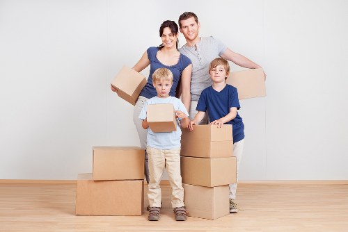 Commercial relocation service supporting a small business office move