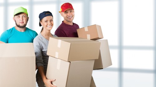 Office removal team preparing a workplace move in Upper Walthamstow