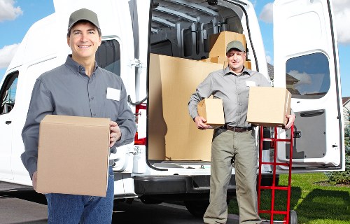Packed moving boxes ready for a local home removal