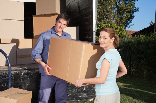 Local moving team handling household items for an Upper Walthamstow move